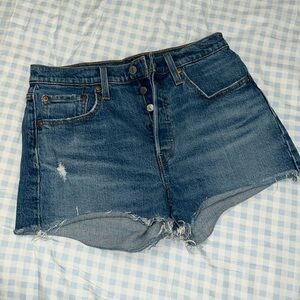 Levi’s Denim Distressed Shorts